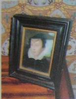 Blois, Chateau, Mobilier, Portrait de Catherine de Medicis par Henri Sauvage